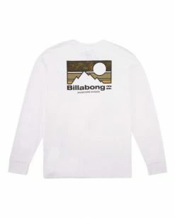 BILLABONG A/Div Capitan Long Sleeve T-Shirt WHITE 11 BILLABONG A/Div Capitan Long Sleeve T-Shirt WHITE -Mens Accessories Sales 2022 abyzt00604 billabongf wht bck1 1