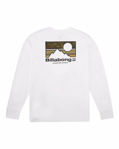 BILLABONG A/Div Capitan Long Sleeve T-Shirt WHITE 6 BILLABONG A/Div Capitan Long Sleeve T-Shirt WHITE - Image 6