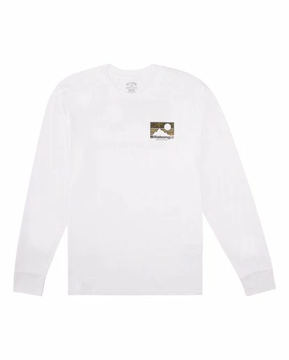 BILLABONG A/Div Capitan Long Sleeve T-Shirt WHITE 5 BILLABONG A/Div Capitan Long Sleeve T-Shirt WHITE - Image 5
