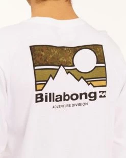 BILLABONG A/Div Capitan Long Sleeve T-Shirt WHITE 9 BILLABONG A/Div Capitan Long Sleeve T-Shirt WHITE -Mens Accessories Sales 2022 abyzt00604 billabongw wht dtl1 1