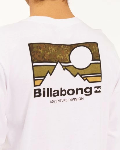 BILLABONG A/Div Capitan Long Sleeve T-Shirt WHITE 4 BILLABONG A/Div Capitan Long Sleeve T-Shirt WHITE - Image 4