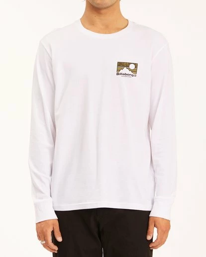 BILLABONG A/Div Capitan Long Sleeve T-Shirt WHITE 1 BILLABONG A/Div Capitan Long Sleeve T-Shirt WHITE