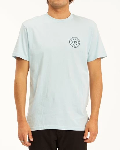 BILLABONG Rotor Arch Short Sleeve T-Shirt TEAL 2 BILLABONG Rotor Arch Short Sleeve T-Shirt TEAL - Image 2