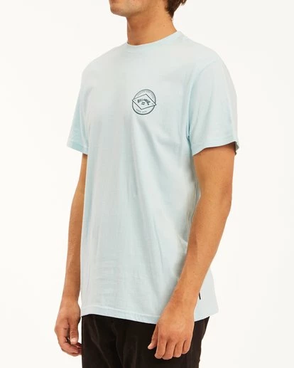 BILLABONG Rotor Arch Short Sleeve T-Shirt TEAL 4 BILLABONG Rotor Arch Short Sleeve T-Shirt TEAL - Image 4