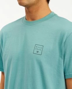 BILLABONG Stacked Short Sleeve T-Shirt LIGHT MARINE -Mens Accessories Sales 2022 abyzt00608 billabongw ble0 dtl1 1