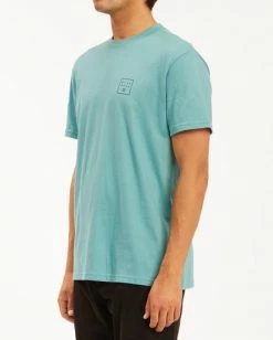 BILLABONG Stacked Short Sleeve T-Shirt LIGHT MARINE -Mens Accessories Sales 2022 abyzt00608 billabongw ble0 sd1 1