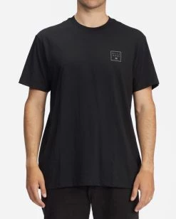BILLABONG Stacked Short Sleeve T-Shirt LIGHT MARINE