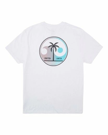 BILLABONG Yin And Wave Short Sleeve T-Shirt WHITE 6 BILLABONG Yin And Wave Short Sleeve T-Shirt WHITE - Image 6