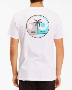 BILLABONG Yin And Wave Short Sleeve T-Shirt WHITE 8 BILLABONG Yin And Wave Short Sleeve T-Shirt WHITE -Mens Accessories Sales 2022 abyzt00610 billabongw wht bck1 1