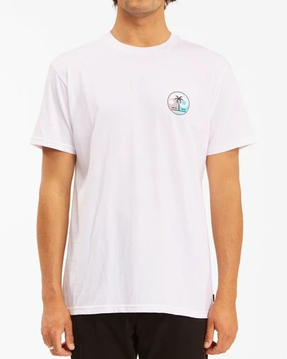BILLABONG Yin And Wave Short Sleeve T-Shirt WHITE 1 BILLABONG Yin And Wave Short Sleeve T-Shirt WHITE