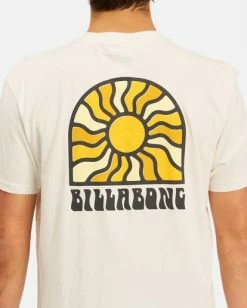 BILLABONG Arch Sun Short Sleeve T-Shirt OFF WHITE -Mens Accessories Sales 2022 abyzt00611 billabongw ofw dtl1 1