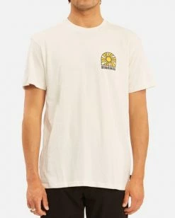 BILLABONG Arch Sun Short Sleeve T-Shirt OFF WHITE -Mens Accessories Sales 2022 abyzt00611 billabongw ofw frt1 1