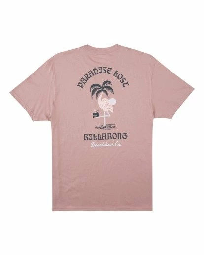 BILLABONG Paradise Lost Short Sleeve T-Shirt DUSTY PINK 6 BILLABONG Paradise Lost Short Sleeve T-Shirt DUSTY PINK - Image 6