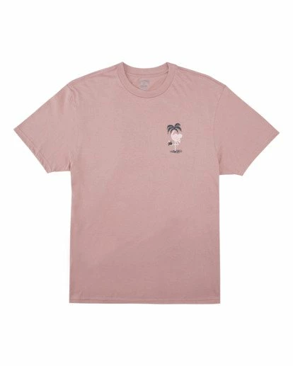 BILLABONG Paradise Lost Short Sleeve T-Shirt DUSTY PINK 5 BILLABONG Paradise Lost Short Sleeve T-Shirt DUSTY PINK - Image 5