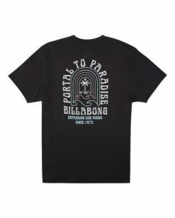 BILLABONG Portal Short Sleeve T-Shirt BLACK 11 BILLABONG Portal Short Sleeve T-Shirt BLACK -Mens Accessories Sales 2022 abyzt00613 billabongf blk bck1 1
