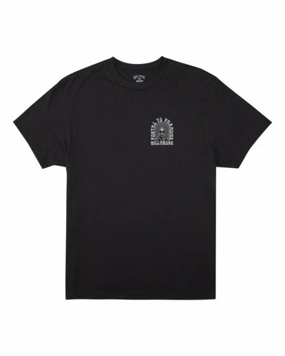 BILLABONG Portal Short Sleeve T-Shirt BLACK 5 BILLABONG Portal Short Sleeve T-Shirt BLACK - Image 5