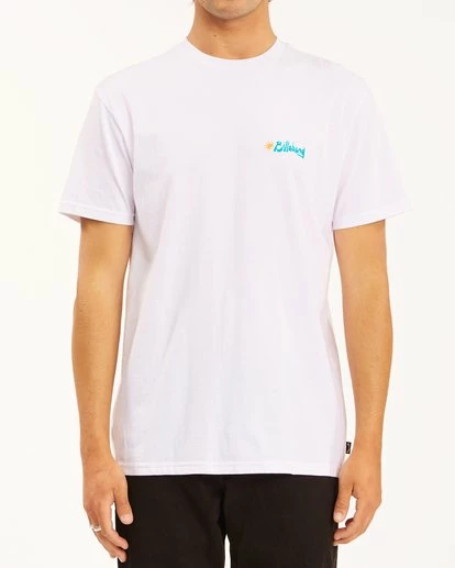 BILLABONG Peak Short Sleeve T-Shirt LIGHT LAVENDER 1 BILLABONG Peak Short Sleeve T-Shirt LIGHT LAVENDER