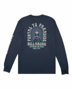 BILLABONG Portal Long Sleeve T-Shirt NAVY -Mens Accessories Sales 2022 abyzt00627 billabongf nvy bck1 1