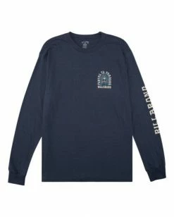 BILLABONG Portal Long Sleeve T-Shirt NAVY -Mens Accessories Sales 2022 abyzt00627 billabongf nvy frt1 1