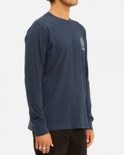 BILLABONG Portal Long Sleeve T-Shirt NAVY -Mens Accessories Sales 2022 abyzt00627 billabongw nvy sd2 1