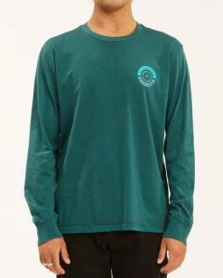 BILLABONG Rocker Wave Washed Long Sleeve T-Shirt DEEP SEA