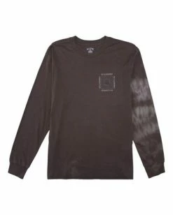 BILLABONG Sun Burn Tie-Dye Long Sleeve T-Shirt CHAR -Mens Accessories Sales 2022 abyzt00632 billabongf crc frt1 1