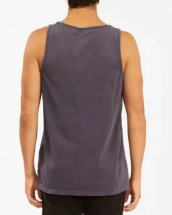 BILLABONG Crayon Wave Washed Tank CHAR -Mens Accessories Sales 2022 abyzt00634 billabongw crc bck1 1