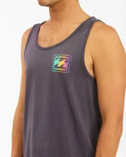 BILLABONG Crayon Wave Washed Tank CHAR -Mens Accessories Sales 2022 abyzt00634 billabongw crc dtl1 1