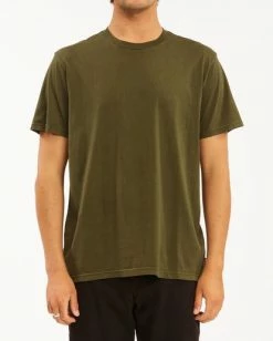 BILLABONG Essential Short Sleeve Wave Washed T-Shirt VINTAGE CORAL