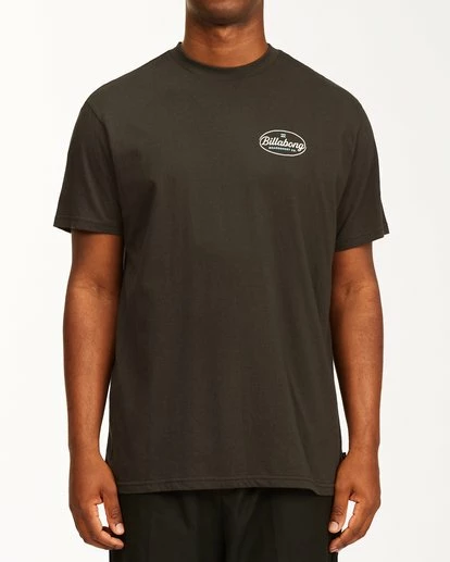 BILLABONG Vista Short Sleeve T-Shirt BLACK 2 BILLABONG Vista Short Sleeve T-Shirt BLACK - Image 2