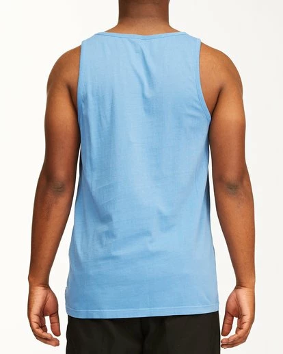 BILLABONG Essential Tank Wave Washed Tank Top BLUE CRUZ 4 BILLABONG Essential Tank Wave Washed Tank Top BLUE CRUZ - Image 4