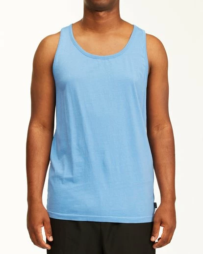 BILLABONG Essential Tank Wave Washed Tank Top BLUE CRUZ 1 BILLABONG Essential Tank Wave Washed Tank Top BLUE CRUZ