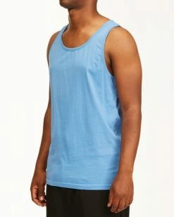 BILLABONG Essential Tank Wave Washed Tank Top BLUE CRUZ 7 BILLABONG Essential Tank Wave Washed Tank Top BLUE CRUZ -Mens Accessories Sales 2022 abyzt00654 billabongw bez sd1 1