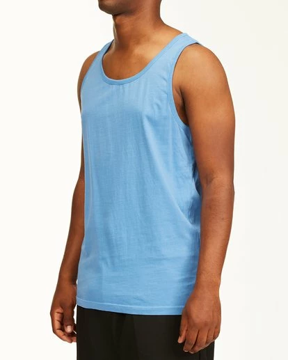 BILLABONG Essential Tank Wave Washed Tank Top BLUE CRUZ 3 BILLABONG Essential Tank Wave Washed Tank Top BLUE CRUZ - Image 3
