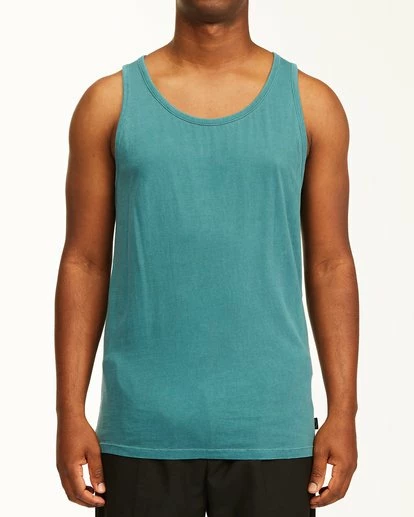 BILLABONG Essential Tank Wave Washed Tank Top BLUE CRUZ 2 BILLABONG Essential Tank Wave Washed Tank Top BLUE CRUZ - Image 2