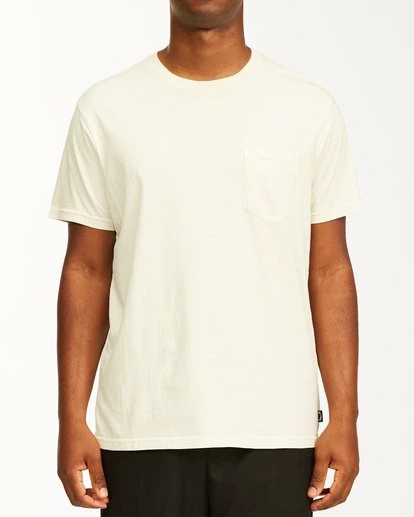 BILLABONG Essential Pocket Wave Washed T-Shirt PACIFIC 3 BILLABONG Essential Pocket Wave Washed T-Shirt PACIFIC - Image 3