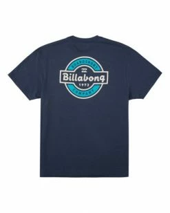 BILLABONG Transit Short Sleeve T-Shirt DARK GREY HEATHER -Mens Accessories Sales 2022 abyzt00674 billabongf nvy bck1 1