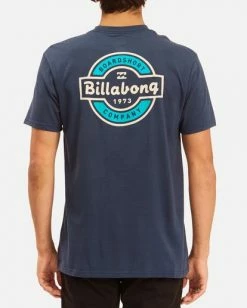 BILLABONG Transit Short Sleeve T-Shirt DARK GREY HEATHER -Mens Accessories Sales 2022 abyzt00674 billabongw nvy bck1 1