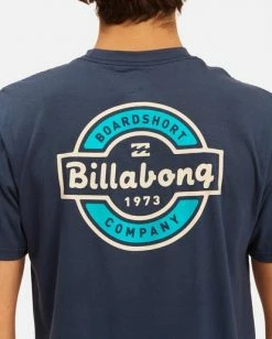 BILLABONG Transit Short Sleeve T-Shirt DARK GREY HEATHER -Mens Accessories Sales 2022 abyzt00674 billabongw nvy dtl1 1
