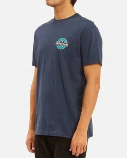 BILLABONG Transit Short Sleeve T-Shirt DARK GREY HEATHER -Mens Accessories Sales 2022 abyzt00674 billabongw nvy sd1 1