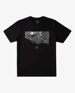 BILLABONG A/Div Icebergs Short Sleeve T-Shirt BLACK -Mens Accessories Sales 2022 abyzt00686 billabongf blk frt1 1