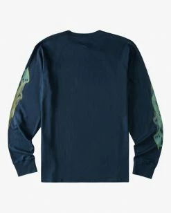 BILLABONG A/Div Glacier Runoff Long Sleeve T-Shirt MIDNIGHT -Mens Accessories Sales 2022 abyzt00687 billabongf mid bck1 1