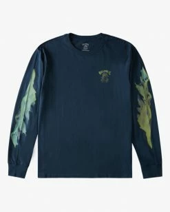 BILLABONG A/Div Glacier Runoff Long Sleeve T-Shirt MIDNIGHT -Mens Accessories Sales 2022 abyzt00687 billabongf mid frt1 1