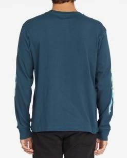 BILLABONG A/Div Glacier Runoff Long Sleeve T-Shirt MIDNIGHT -Mens Accessories Sales 2022 abyzt00687 billabongw mid bck1 1