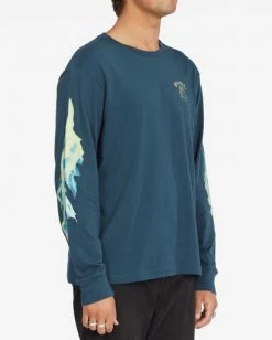 BILLABONG A/Div Glacier Runoff Long Sleeve T-Shirt MIDNIGHT -Mens Accessories Sales 2022 abyzt00687 billabongw mid sd2 1
