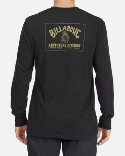 BILLABONG A/Div Studio Arch UV Long Sleeve T-Shirt BLACK -Mens Accessories Sales 2022 abyzt00691 billabongw blk bck1 1