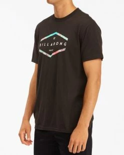 BILLABONG Entry Short Sleeve T-Shirt DUSTY PINK -Mens Accessories Sales 2022 abyzt00755 billabongw blk sd1 1