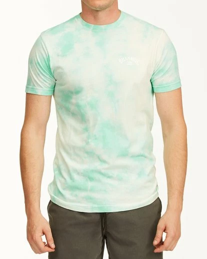 BILLABONG Tie Dye Arch Short Sleeve Tee MINT 2 BILLABONG Tie Dye Arch Short Sleeve Tee MINT - Image 2