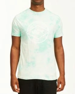 BILLABONG Tie Dye Rotor Arch Short Sleeve Tee MINT -Mens Accessories Sales 2022 abyzt00761 billabongw mnt frt1 1