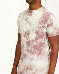 BILLABONG Tie Dye Rotor Arch Short Sleeve Tee MINT -Mens Accessories Sales 2022 abyzt00761 billabongw phz dtl1 1